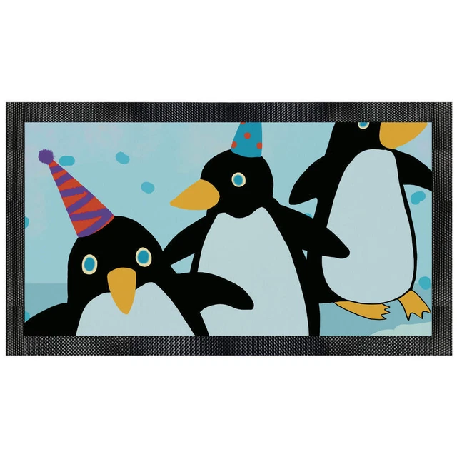 'Festive Penguins' Pet Feeding Mat (PM00020484)