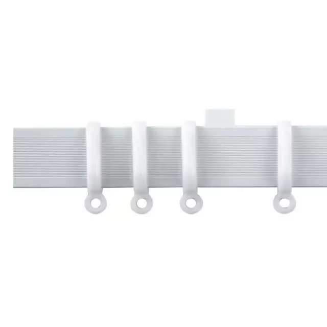 Diffusalite 240Cm (90") White Pvc Bendable Curtain Track Set