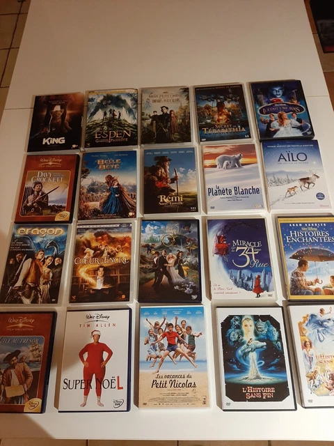 Lot de 20 films dvd jeunesse