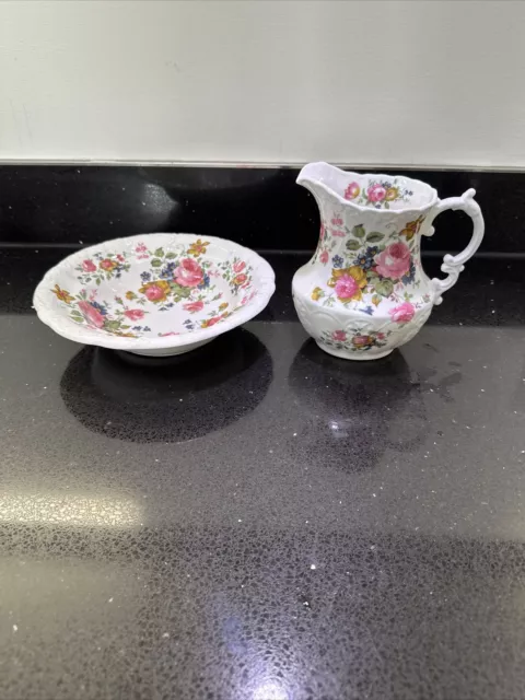 Southfield China Jug and Bowl set beautiful floral pattern