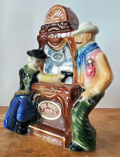 VTG Ezra Brooks Cheyenne Frontier Days Daddy of Em All Shootout Whiskey Decanter 2