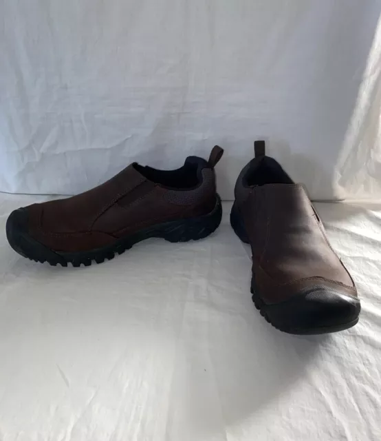 KEEN BOOTS TARGHEE III Slip On Leather Shoes Dark Earth Men's Size 12 ...