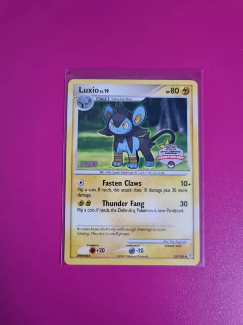 Pokemon Luxio Staff State Province Territory Championships 52/130 in der Nähe neuwertig