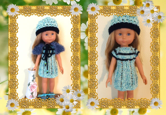 Patron De Vêtements Tricot N° LC79 Pour Poupées Corolle Les Chéries Et Paola Reina - Neuf