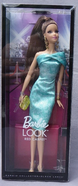 THE BARBIE LOOK red carpet 2013 purple long dress Mattel BDH28 poupée Doll NRFB