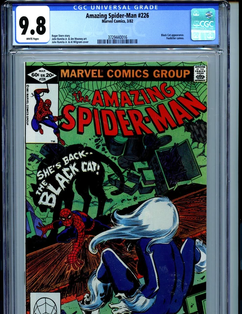 Amazing Spider-man # 226 CGC 9.8 Marvel 1982 Black Cat Amricons K51