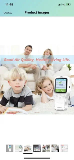 NEW Air Quality Detector / Monitor Multi-function Indoor 4