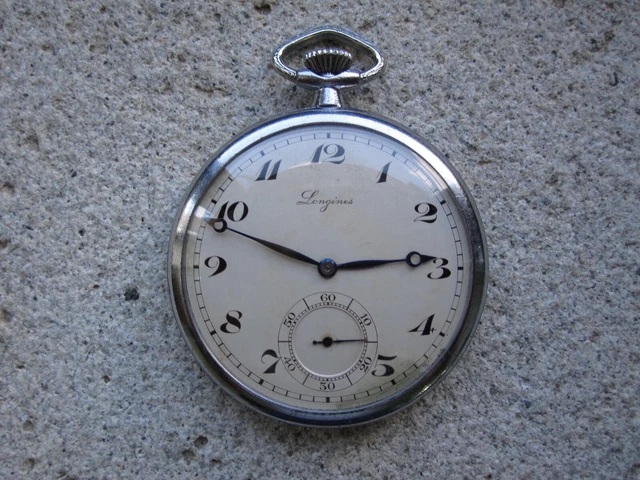 OROLOGIO DA TASCA Longines Efco 5160046 Cassa Acciaio Sottile