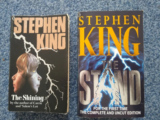 LIVRE DE POCHE STEPHEN KING NEL NEUF BIBLIOTHÈQUE ANGLAISE x2 THE