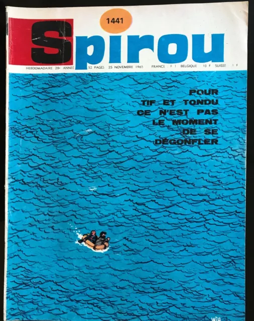 d)SPIROU N°1441; Sans le mini récit/ L'Appel de l'aventure Johnny Globe Trotter