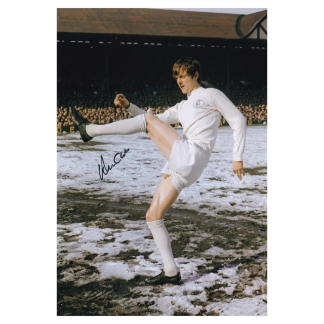 Allan Clarke Signed Leeds United Photo Leeds Autograph