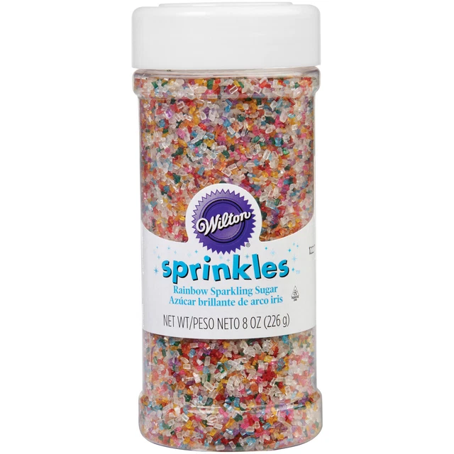 Sprinkles di zucchero 8 oz arcobaleno -W710991