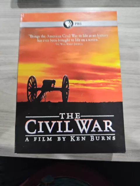 The Civil War: A Film Directed By Ken Burns PBS Home Video 6 Disc 11 Hours