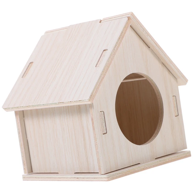 Hamster-Spaßhaus Kleines Hamsterhaus Rattenhaus Aus Holz Hölzern