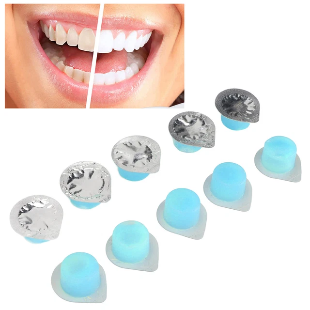 (Azul) 20x Crema Pulidora de Dientes Natural Seguro Protección Dental Mejorada GDT