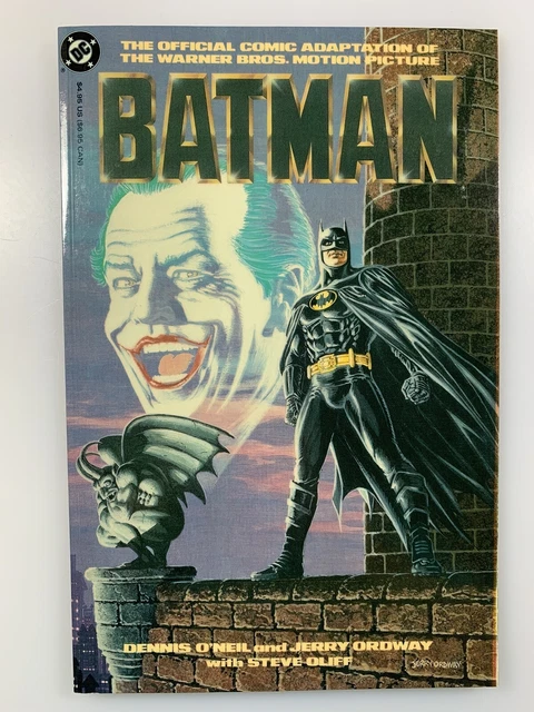 BATMAN MOVIE ADAPTATION GRAPHIC NOVEL 1989 Keaton Nicholson  DC COMICS TPB