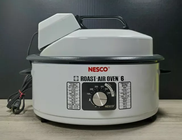 NESCO Roaster Oven 6qt. With Rack 4946-10 Turbo Cover Assembly
