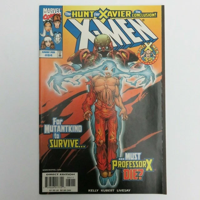 X-Men Vol.2 #84 The Hunt For Xavier Conclusion! Marvel Early Feb. 1999
