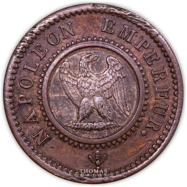 Monnaie - France Napoléon Ier - Essai 10 centimes bimétallique - 1806 de Tiolier