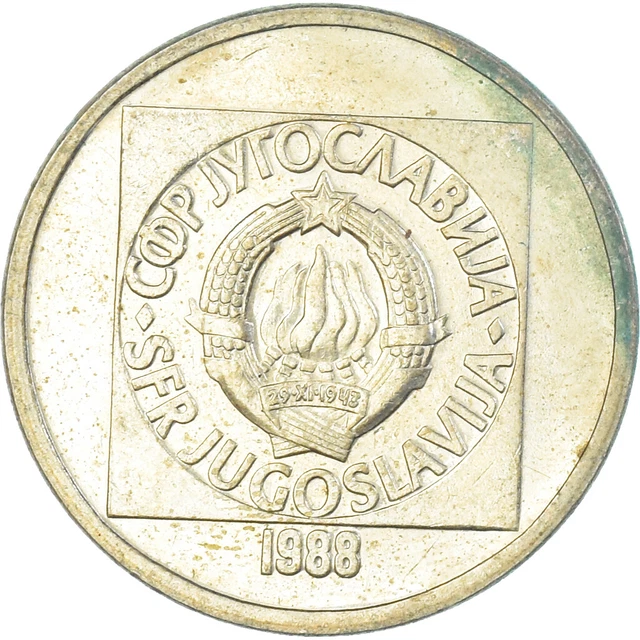 [#1339034] Coin, Yugoslavia, 50 Dinara, 1988