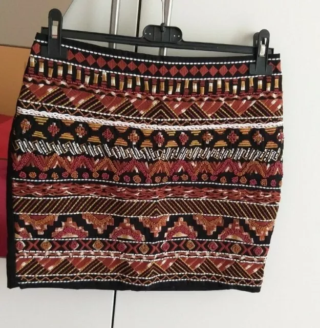 Gonna ecopelle on sale nera h&m