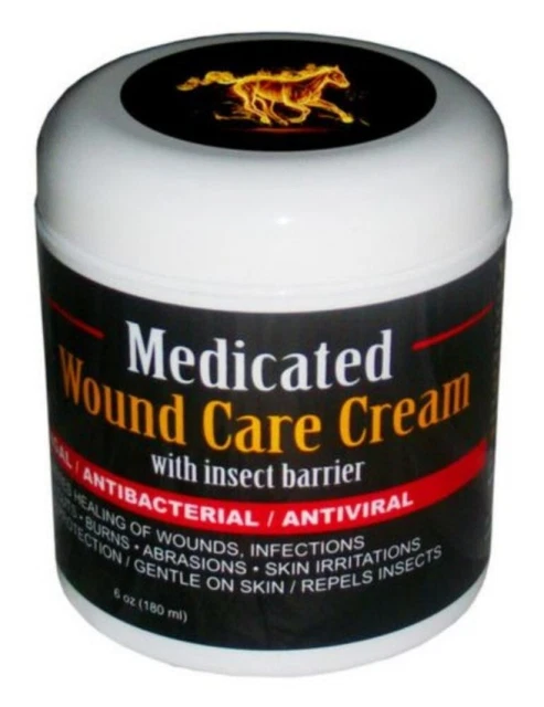 E3 Elite 98299 Medicated Horse Wound Care Cream 6 oz.