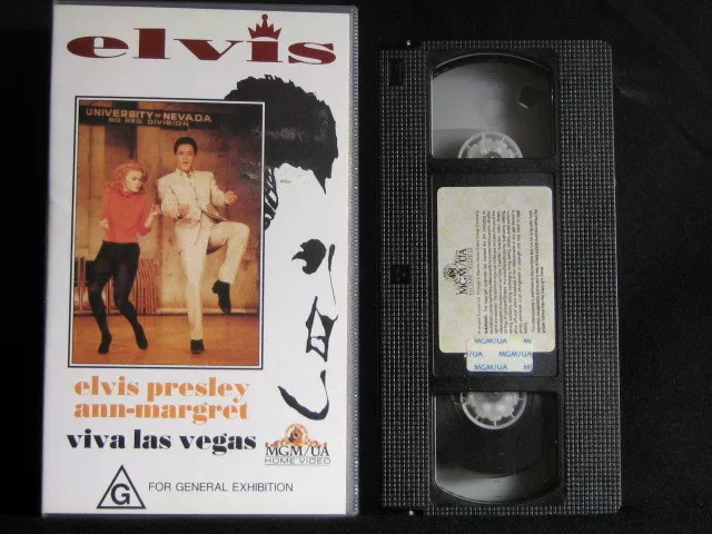 Viva Las Vegas. Elvis Presley. VHS Cassette Tape. 1993. Made In Australia