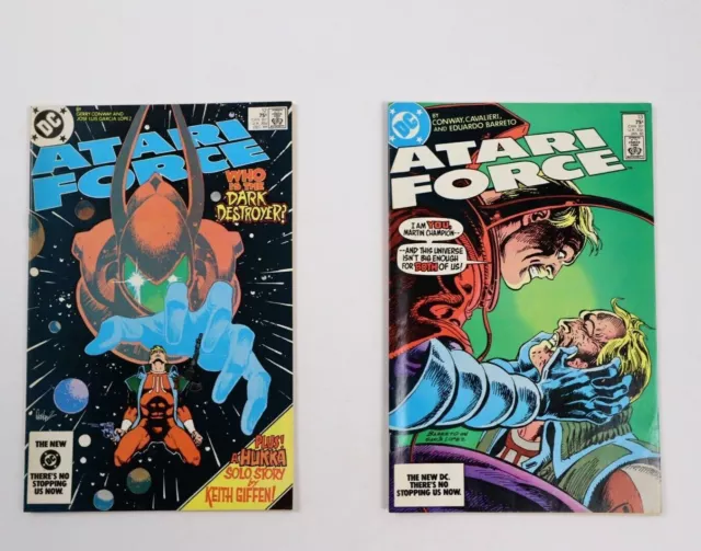 VTG Atari Force 1985 DC Comics #12 And #13 (LOT OF 2) Comic Books