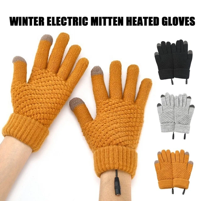 Fonction toucher écran mitaine électrique gants chauffants USB rechargeable 1