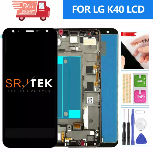 5.7 For LG K40 Screen Replacement K12 Plus LCD X4 2019 Digitizer LMX420EMW Touch