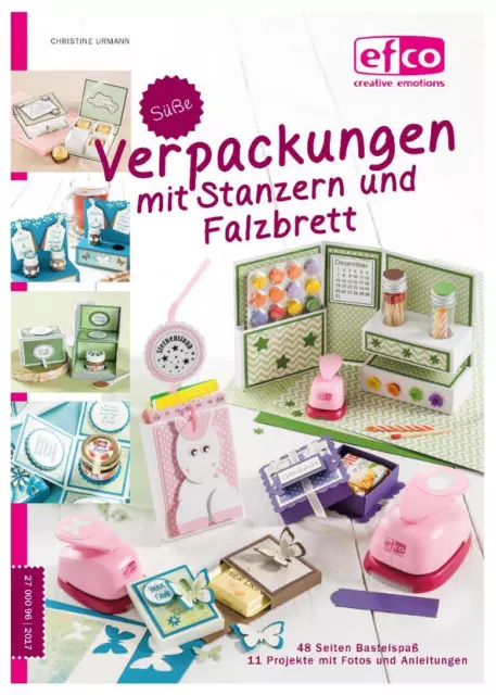 Anleitungs-Buch -Verpackungen mit Stanzern Falzbrett-, Motiv-Stanzer, Efco 96