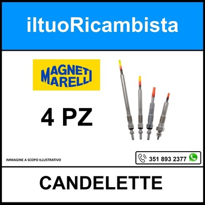 ARO 4 CANDELETTE ALFA ROMEO AR 6-8 2.4 D; 2.5 D; ARO 10 1.9 D JEEP CHEROKEE 2.1 TD 
