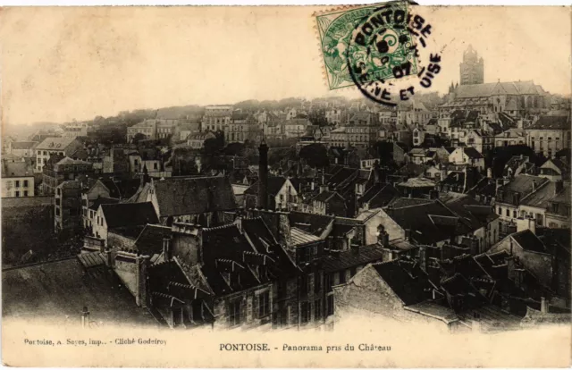 CPA Pontoise Panorama pris du Chateau FRANCE (1308668)