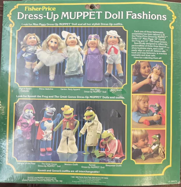 Muppet Pirate Gonzo Outfit for Dress Up Doll Fisher Price Admiral of the Fleet 2
