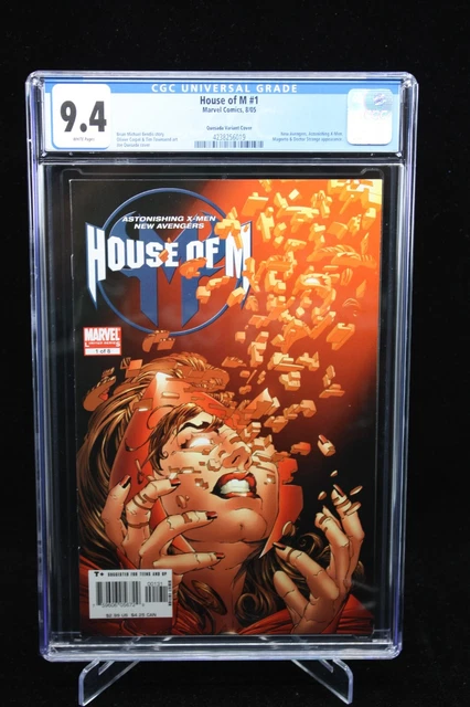 House of M #1 - Quesada Variant / Brian Michael Bendis Story (CGC 9.4) 2005