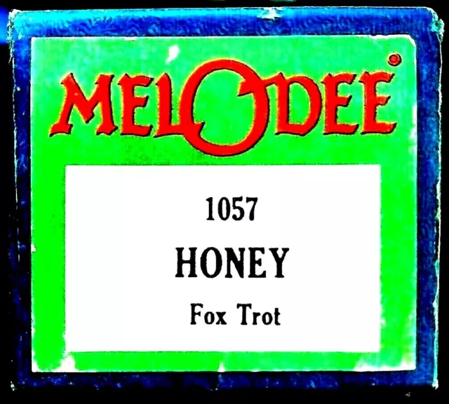 MELoDEE Music Rolls HONEY 1057 Original Player Piano Roll