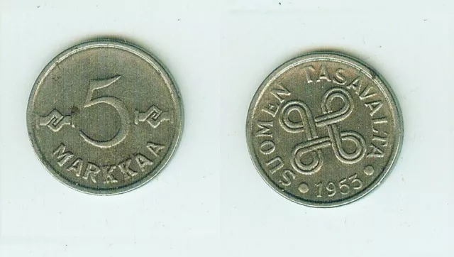 5 Markkaa. 1953    Finnland