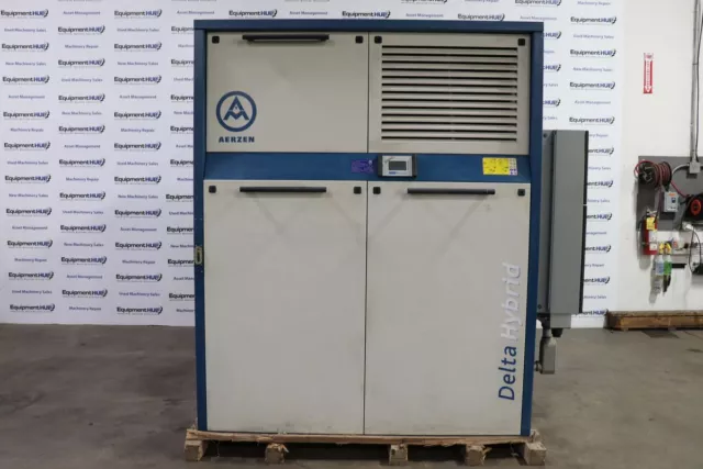 Aerzen D75L Delta Hybrid 175HP Rotary Lobe Positive Displacement Air Compress...