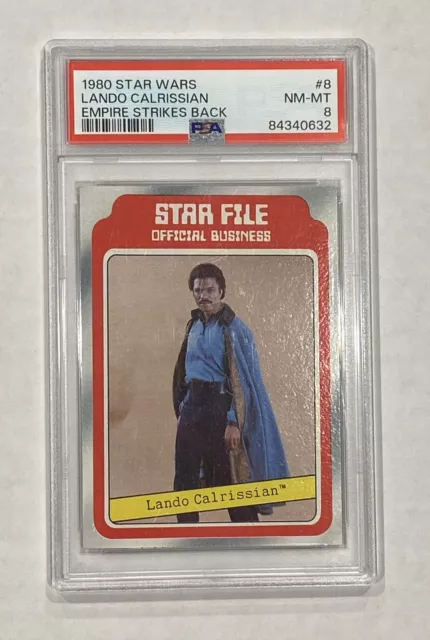 1980 Star Wars Empire Strikes Back #8 LANDO CALRISSIAN PSA 8 NM-MT