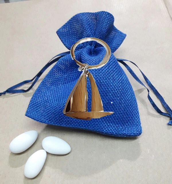 Portachiavi Ancora In Metallo Argento – Clip Per Borsa O Chiavi – Regalo Mare Per Marinai - Foto 3