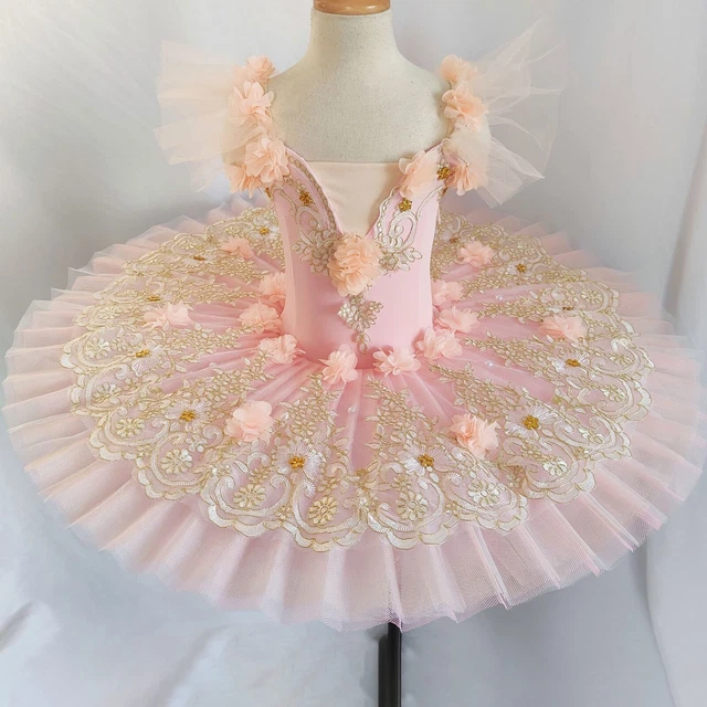 2023 women Ballet Figure Female Pink Plate Figure Ballet Party Dress