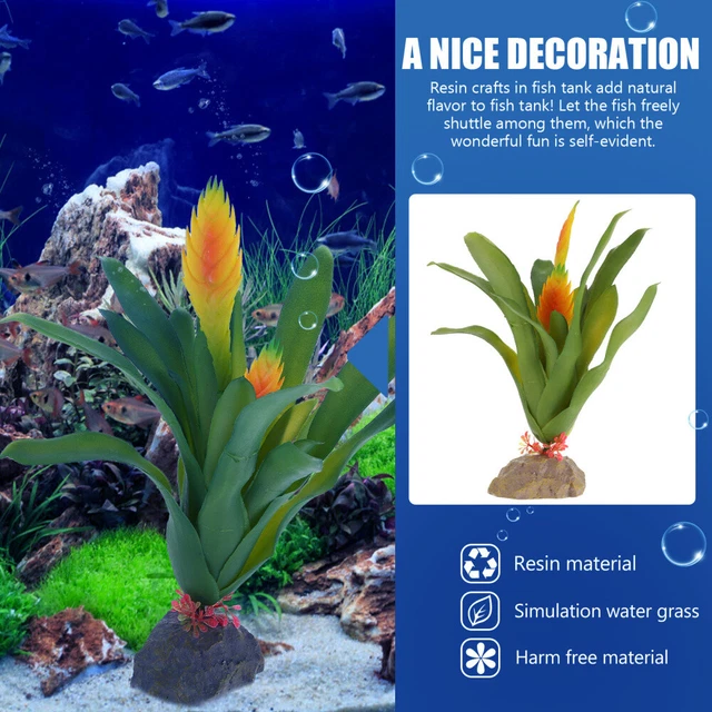 Decorazione Acquario In Silicone - Corallo Rosso Artificiale, Realistico, Con Ventosa - Foto 5
