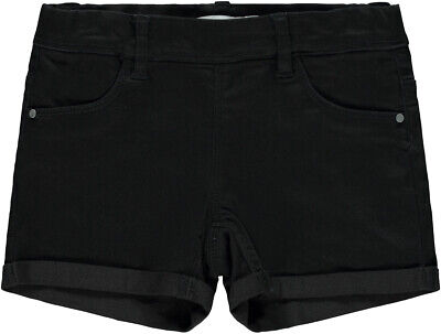 Ragazza Estate Jeans Pantaloncini Culottes Pantaloni Corti Shorts Black Bambini