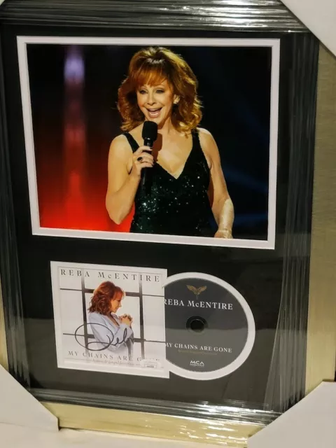 Reba McEntire  Signed Autographed My Chains are Gonel CD  JSA Framed