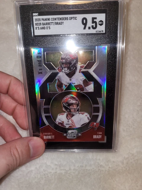 2020 Panini Contenders Optic X's And O's #28 Tom Brady Insert SGC 9.5 Pop 1