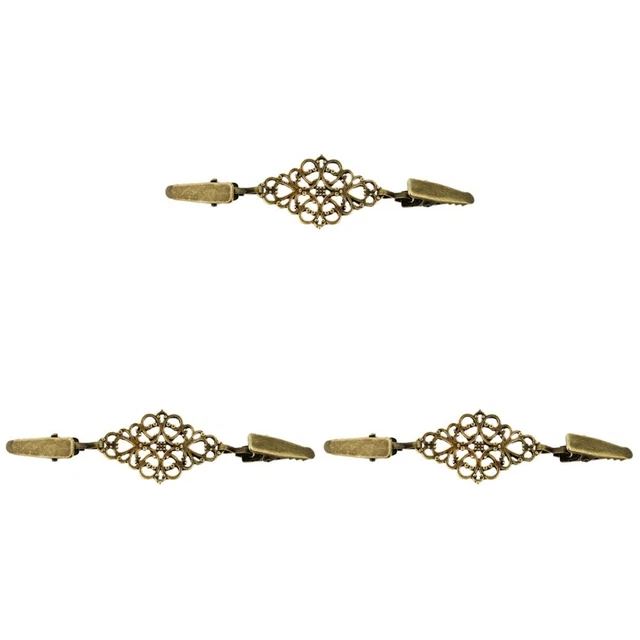 3 Count Hohle Schalclips Aus Legierung Kette Frauen Pullover Fräulein