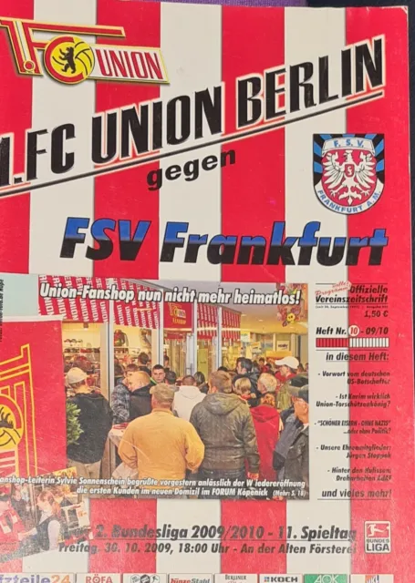2009/10 2.Bundesliga 1.FC Union Berlin - FSV Frankfurt