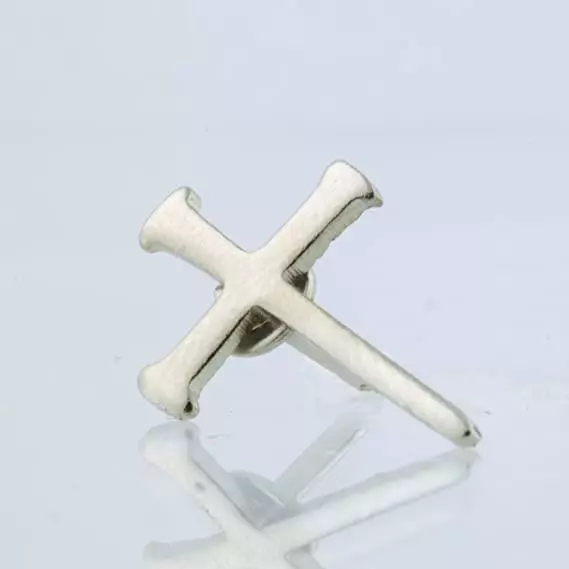 Nail Cross Lapel Pin Sacramental Celebration Accessory 0.75 inches Pack of 3 2