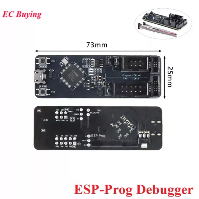 Placa de desarrollo ESP-Prog, módulo descargador del programa de depuración JTAG, herramienta de depuración