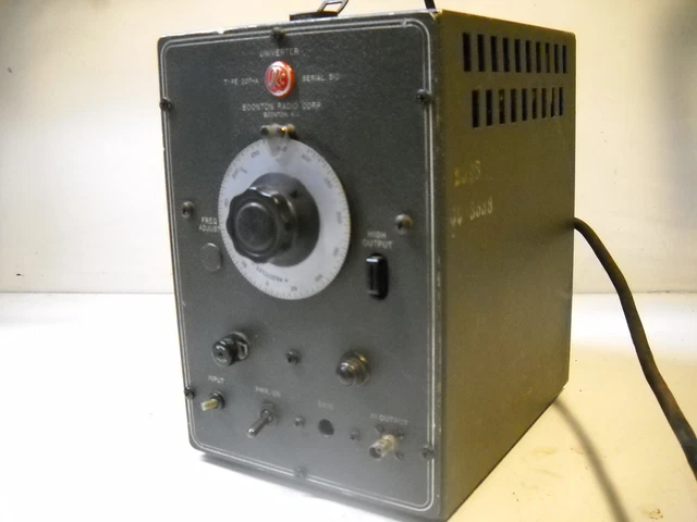 Booton VINTAGE BOONTON RADIO Signal Generator Type 207A Serial Number 510 £51. ...